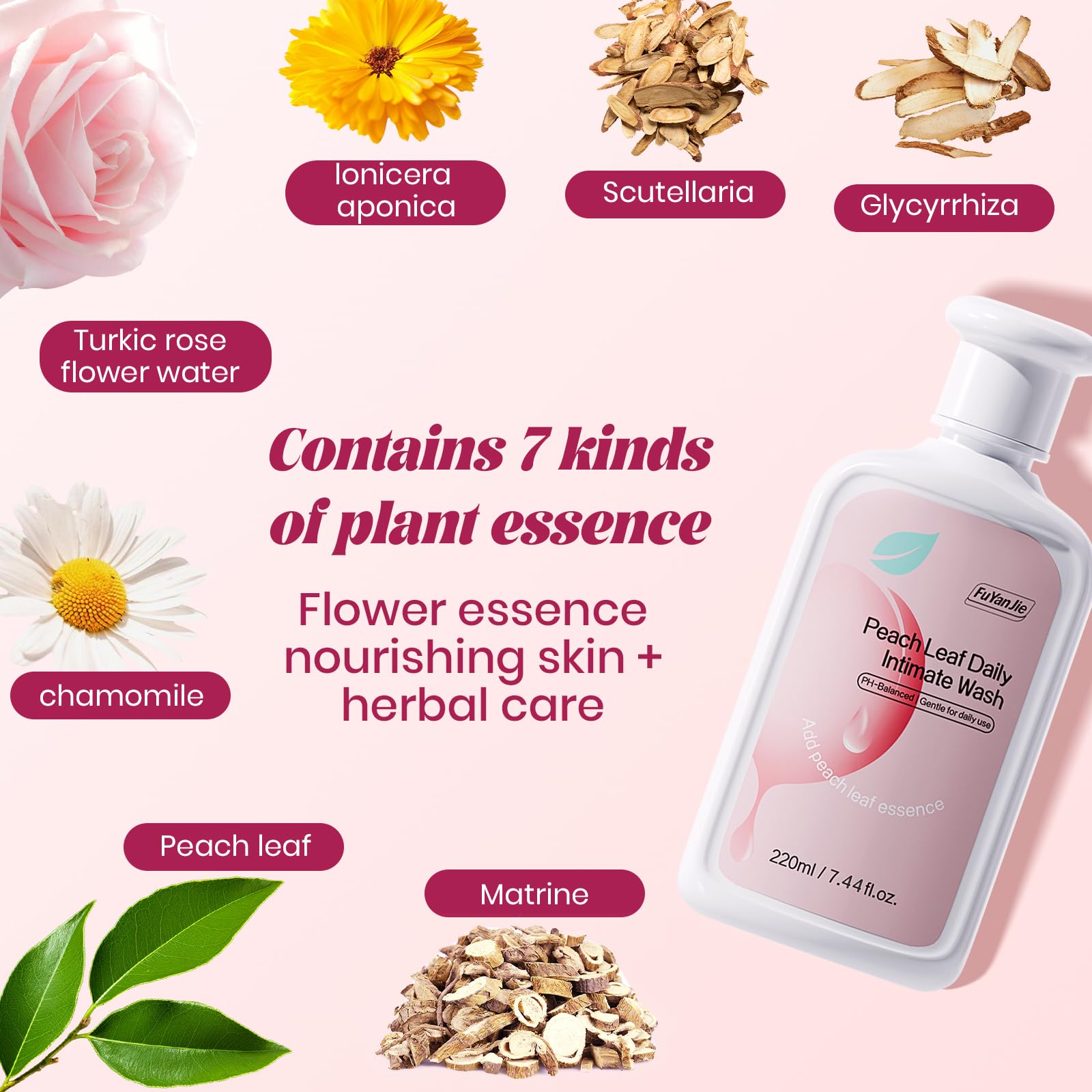 fu yan jie Peach Leaf Wash foaming lather demonstrating gentle cleansing