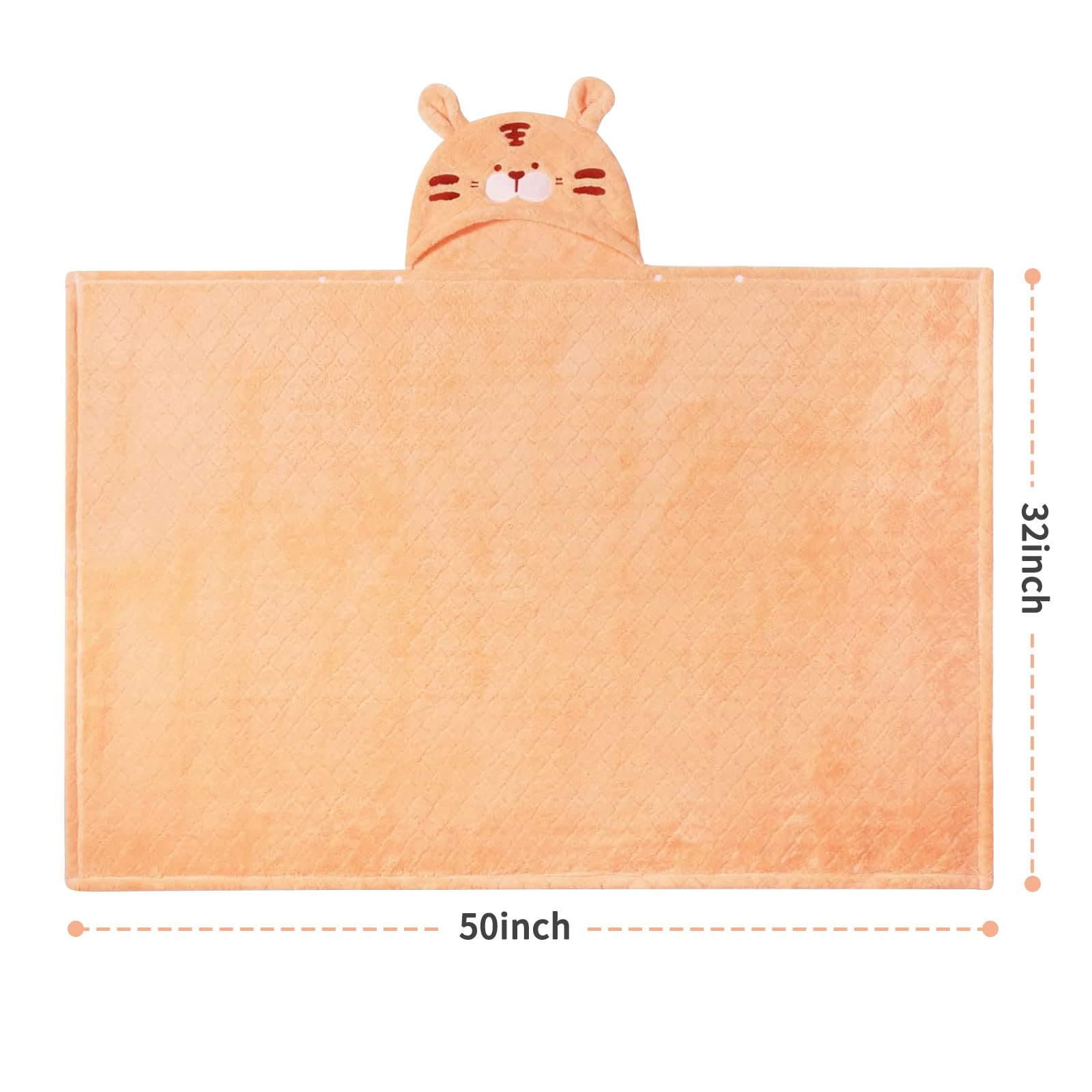 FUBANRAY 2-pack kids towels 50x32 hooded for full-body coverage after baths