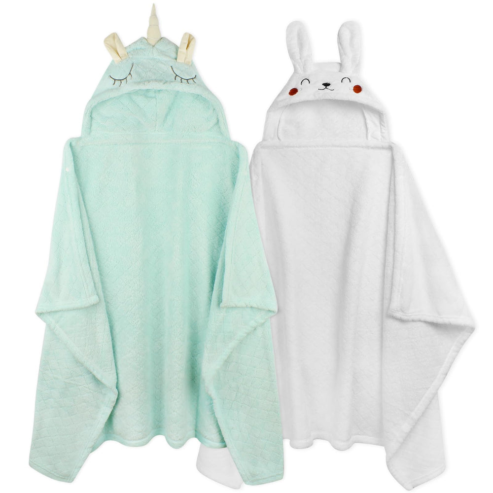 FUBANRAY toddler hooded towel dries baby quickly and warm