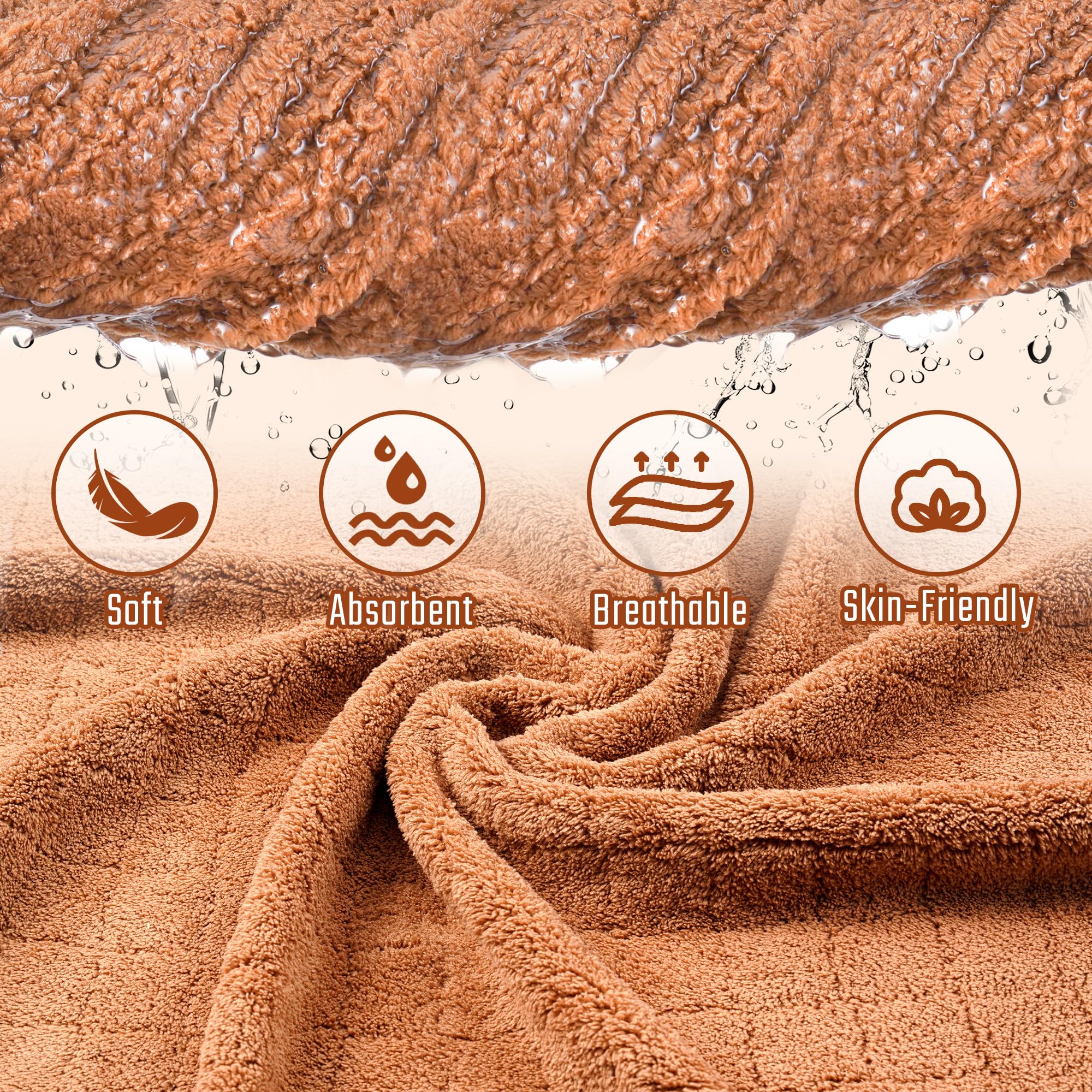 FUBANRAY hooded towel used at the beach or pool for kids