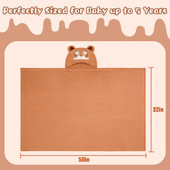 FUBANRAY microfiber texture offers soft absorbent comfort for delicate skin
