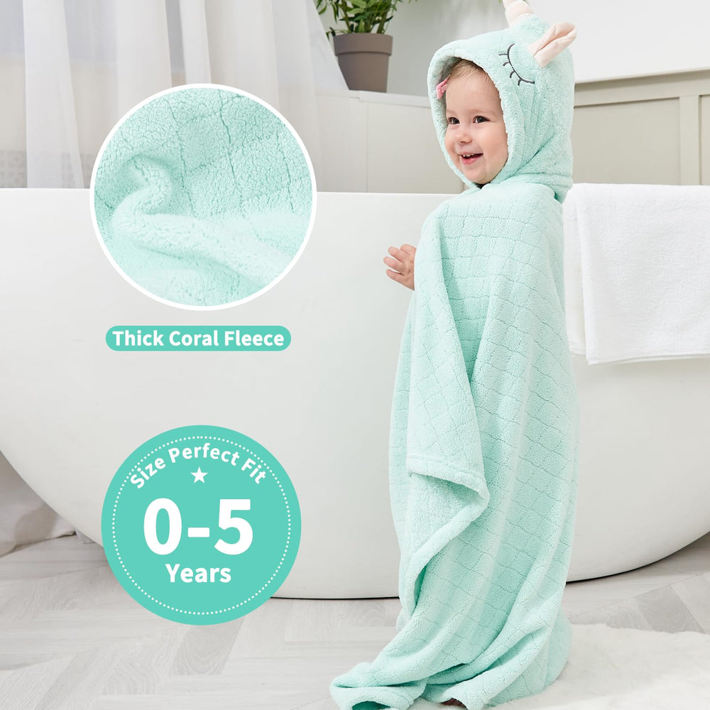 FUBANRAY machine-washable and durable baby towel set.