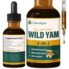 Fuenvegtal herbal liquid drops bottle pour for quick absorption and daily balance.