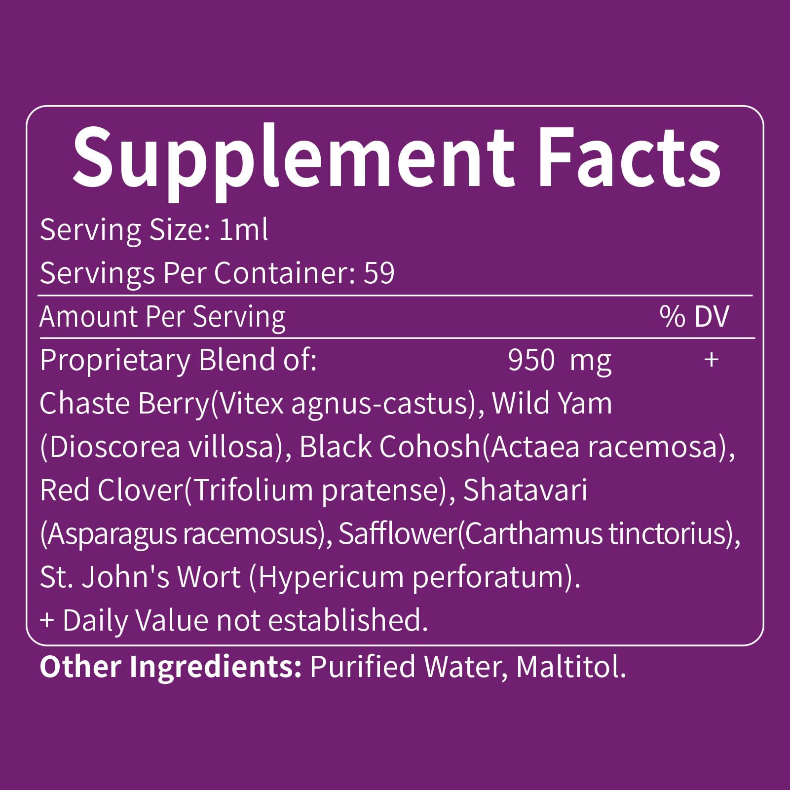 Fuenvegtal Vitex Drops close-up of natural ingredients and blend