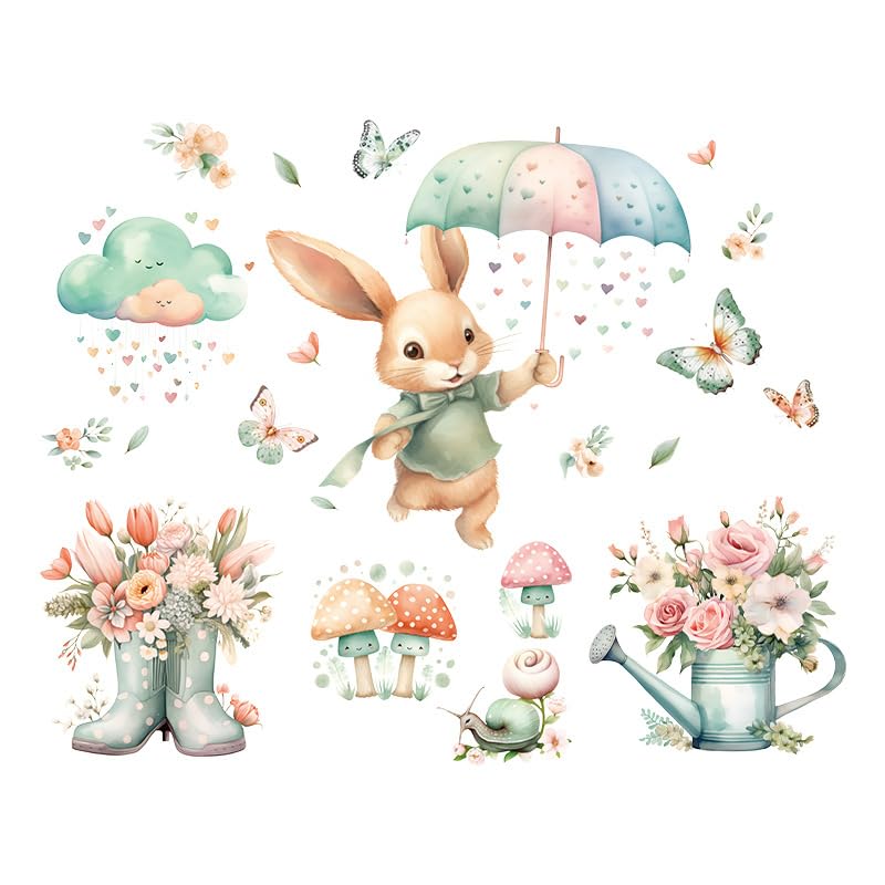 FUFUQUARE floral ornaments for kids' rooms add color and whimsy.