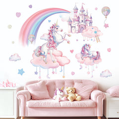 FUFUQUARE hot-air balloons wall stickers add playful height to walls.
