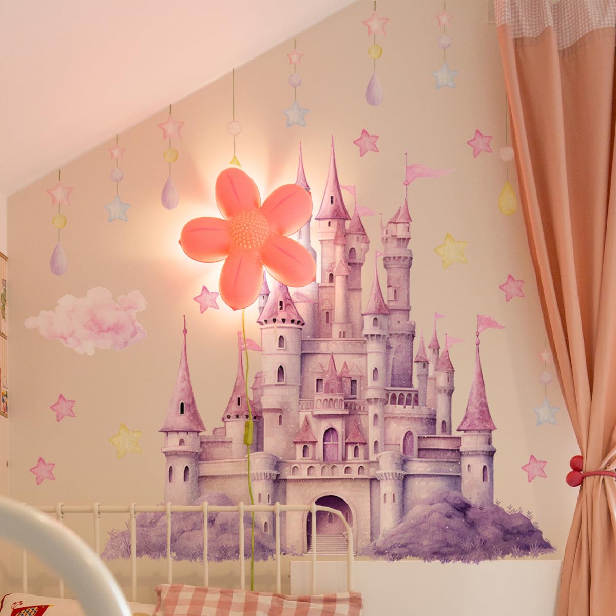 Fufuquare rainbow balloons add cheerful color to nursery decor