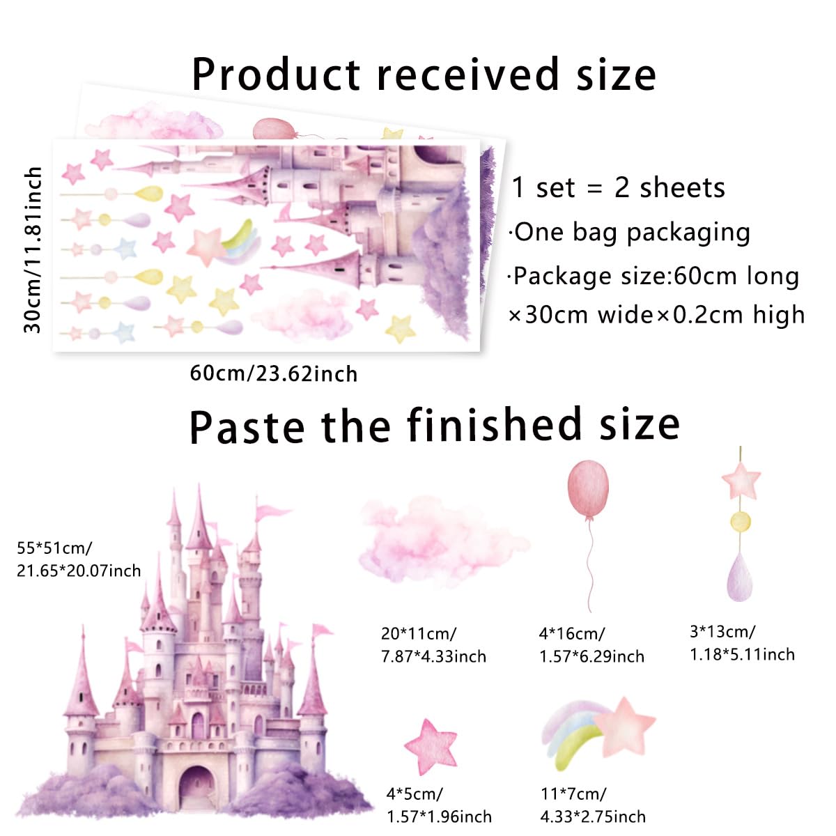 Fufuquare self-adhesive wall decals are easy to apply on smooth surfaces