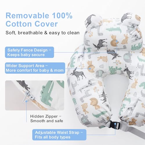 FUFVUTI baby feeding-positioning pillow helps gentle newborn alignment during meals