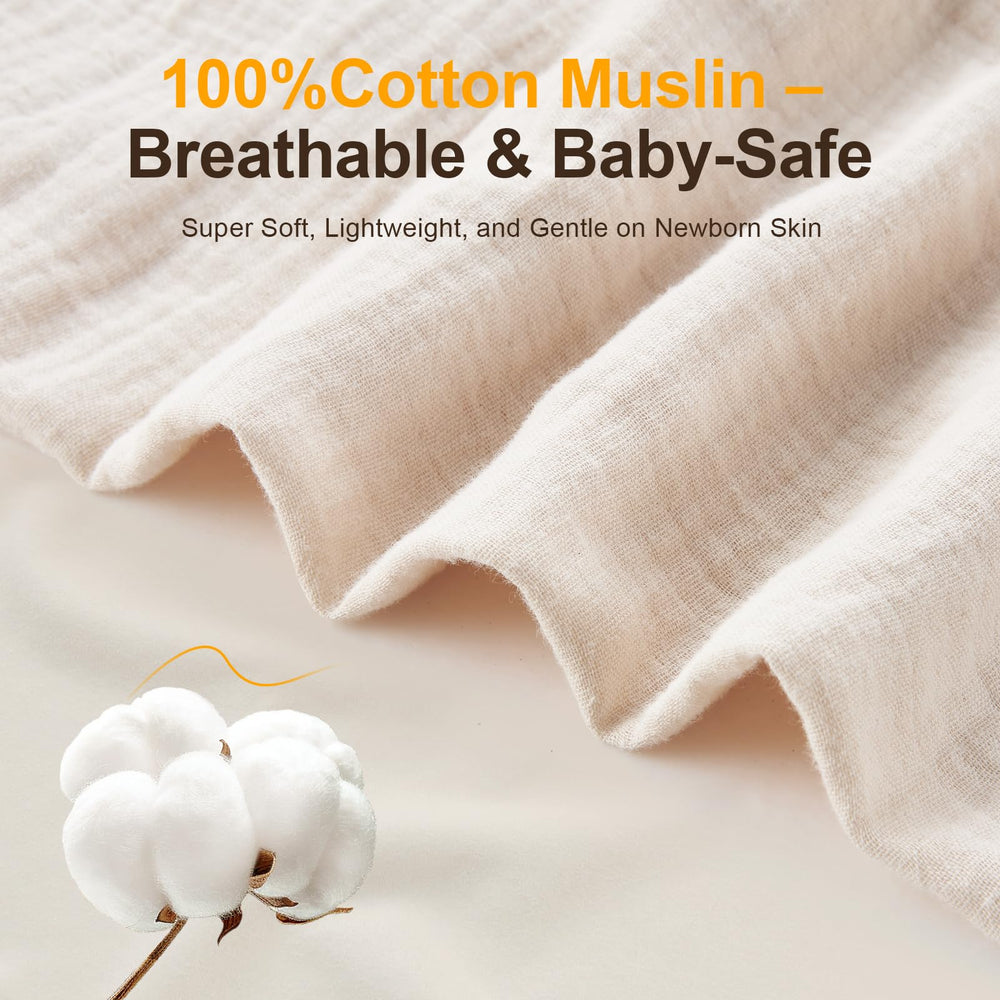 FUFVUTI changing pad sheet close-up highlights gentle texture for sensitive skin.