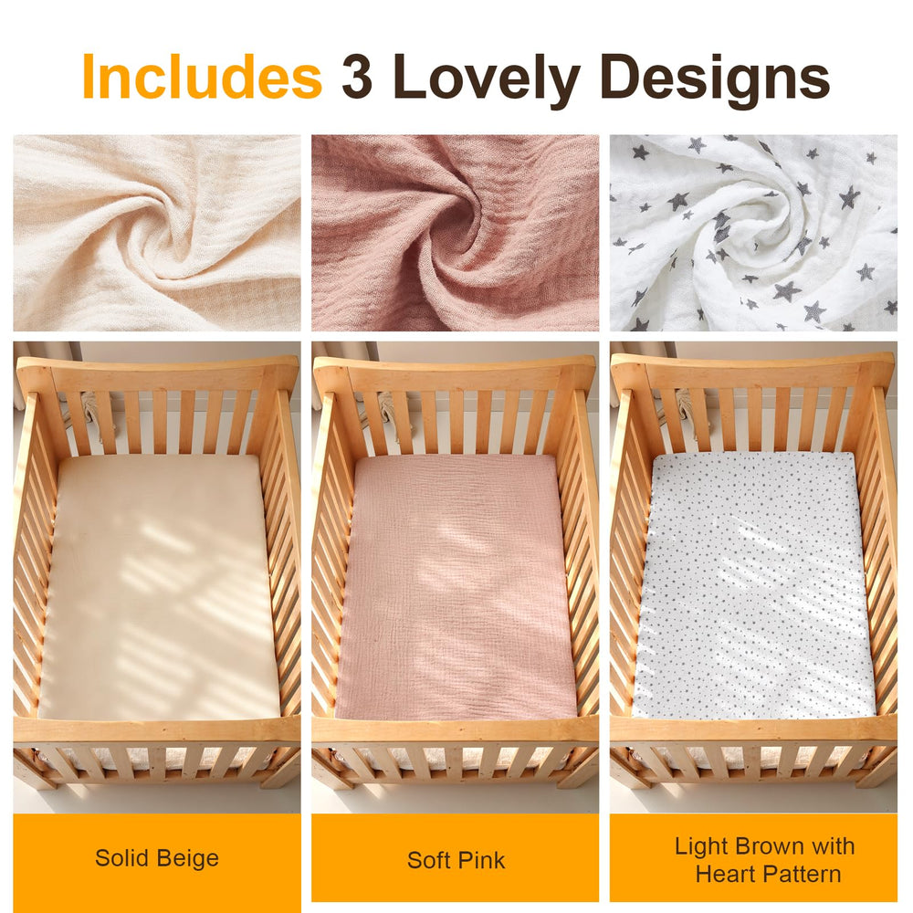 FUFVUTI durable crib mattress protector protects against messes during sleep.