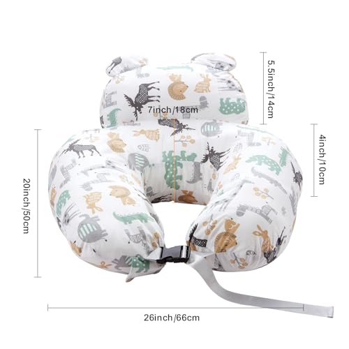 FUFVUTI washable cotton-blend cover offers soft touch and easy cleaning after feeds