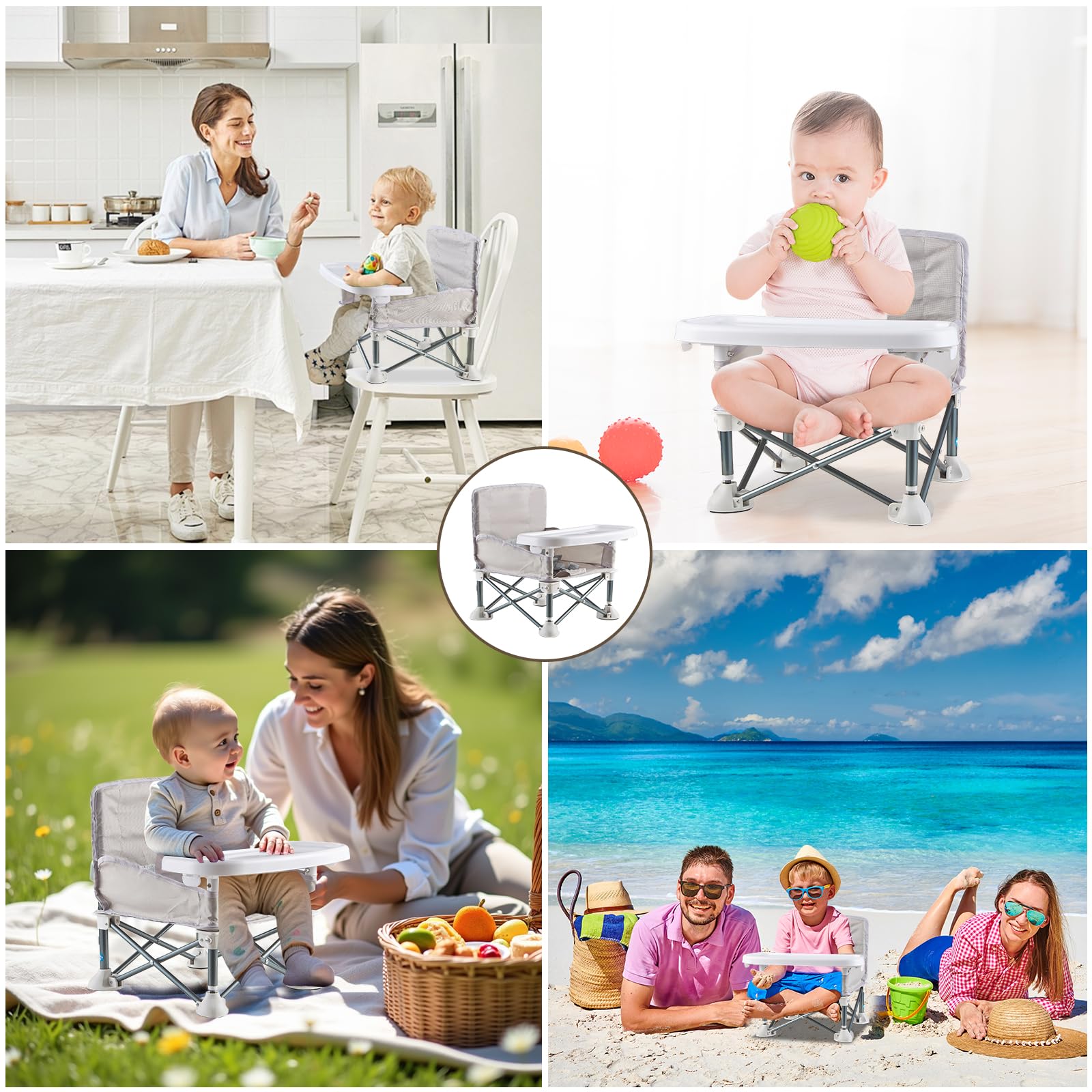 FUFVUTI outdoor-ready chair with non-slip feet for uneven surfaces.