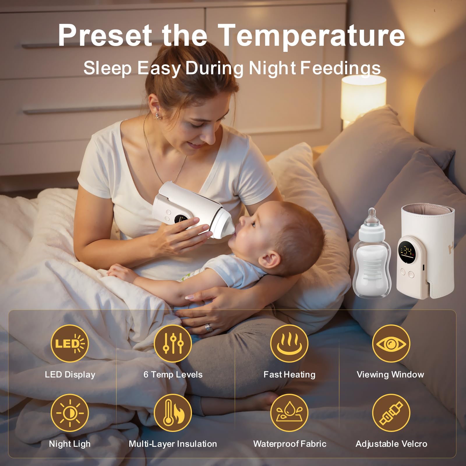 FUFVUTI portable milk warmer for parents on the move