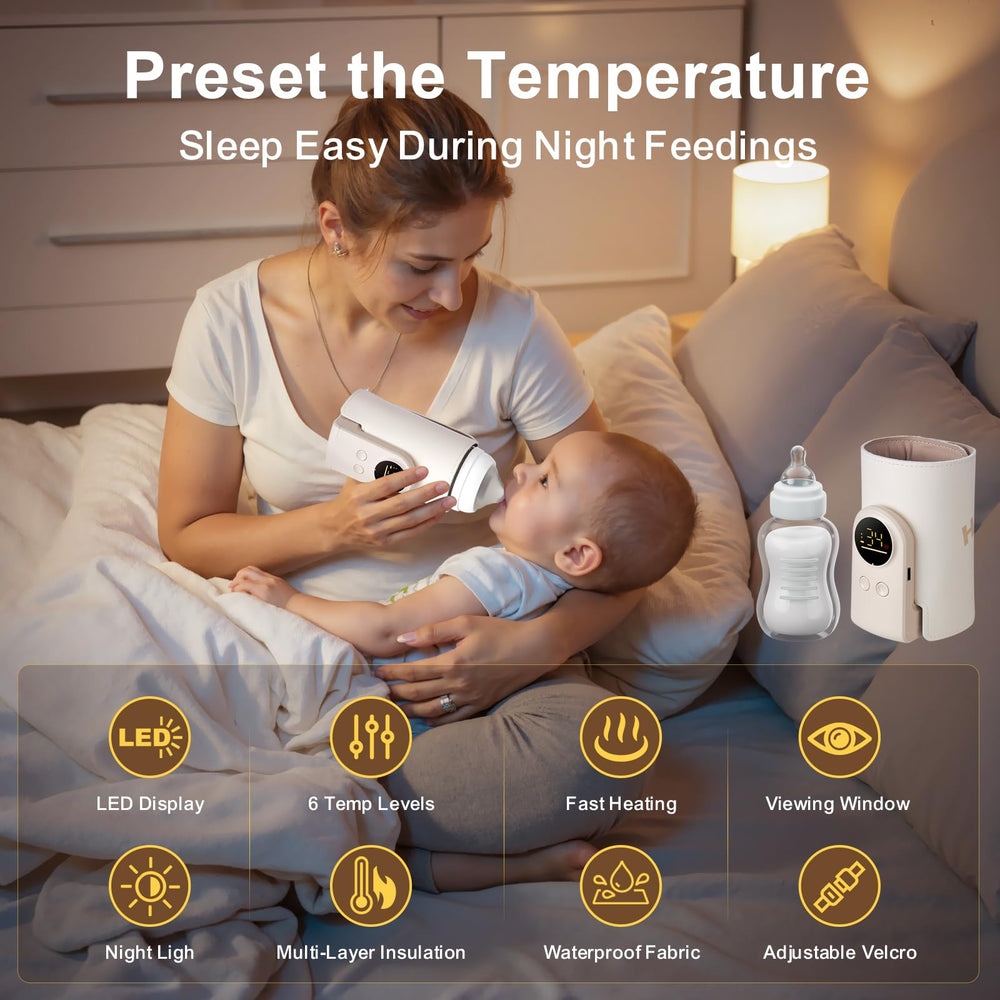 FUFVUTI portable milk warmer for parents on the move