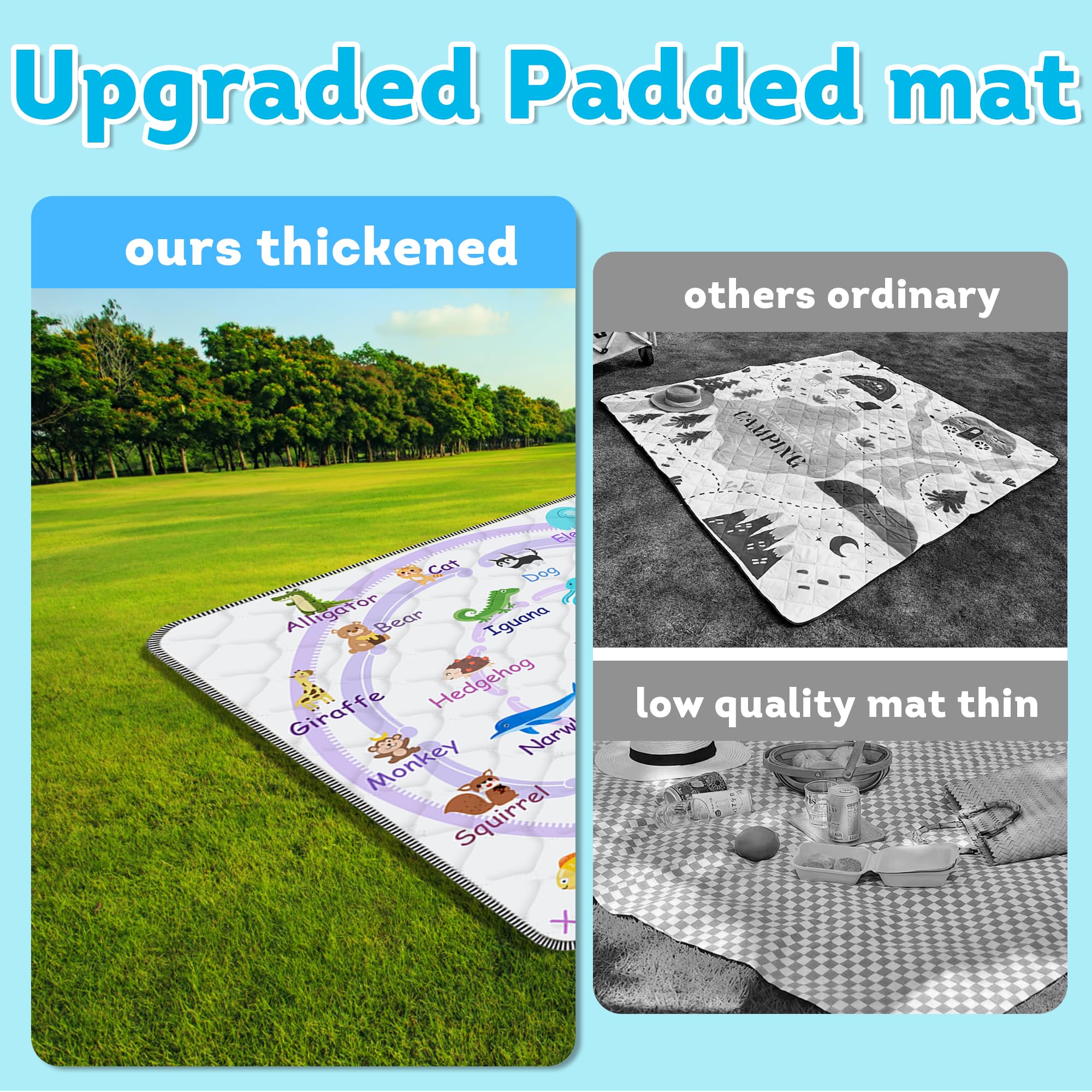 FUGWU mat creates a safe crawling zone with soft padding