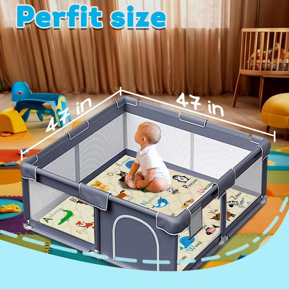 FUGWU machine washable surface keeps play area clean and hygienic