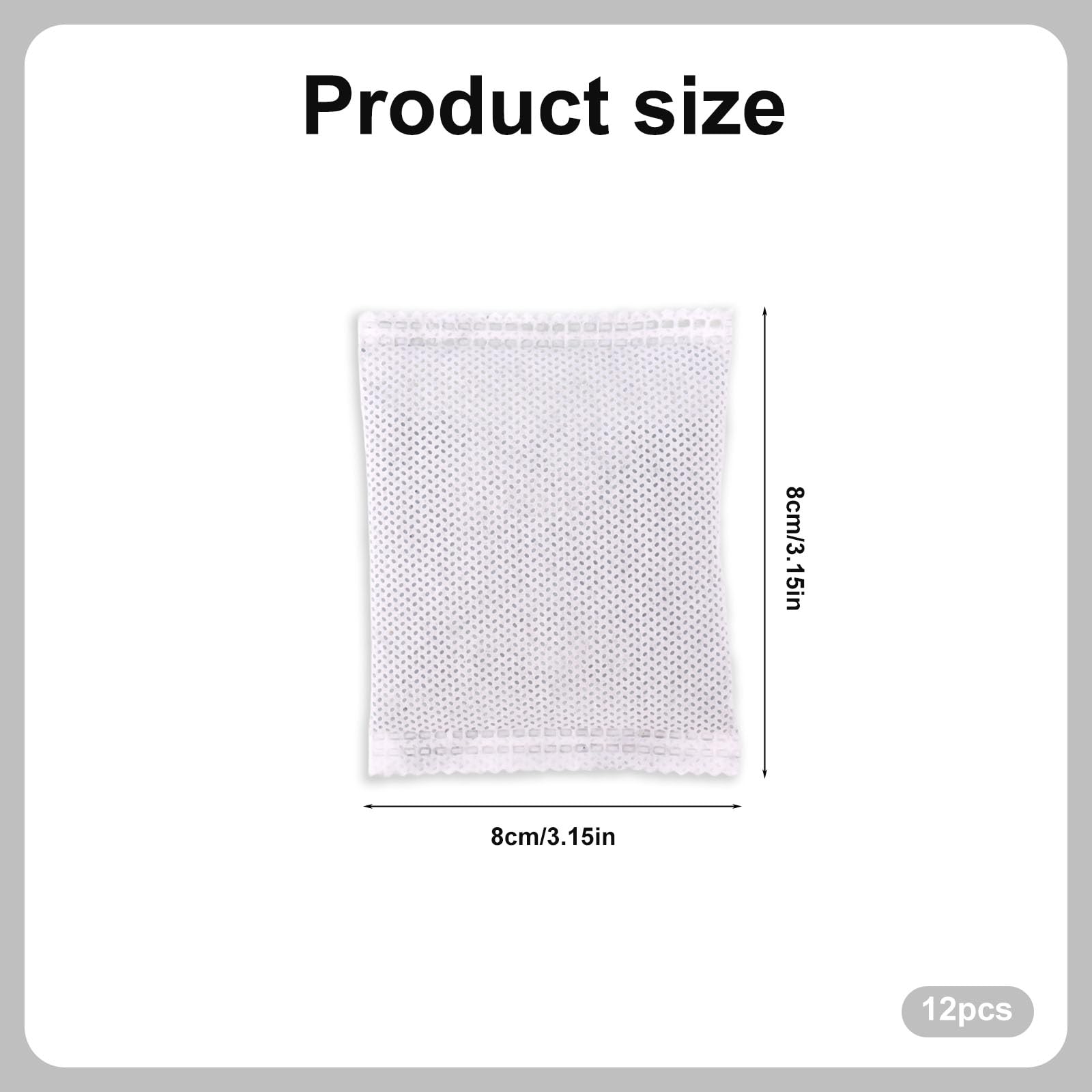 Fukaisu activated carbon filter for diaper pail odor absorption in small spaces.