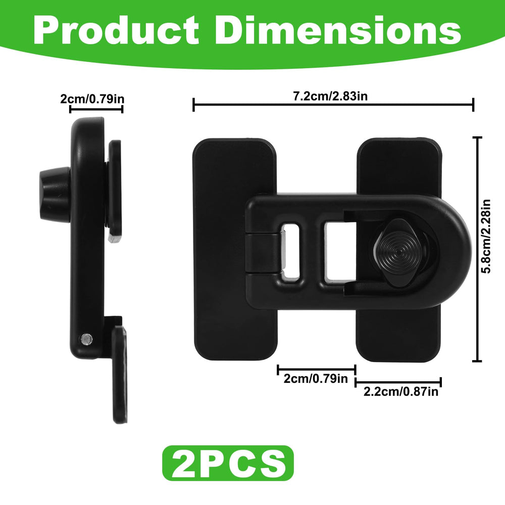 Fukaisu adhesive pads on fridge lock close-up for secure mounting