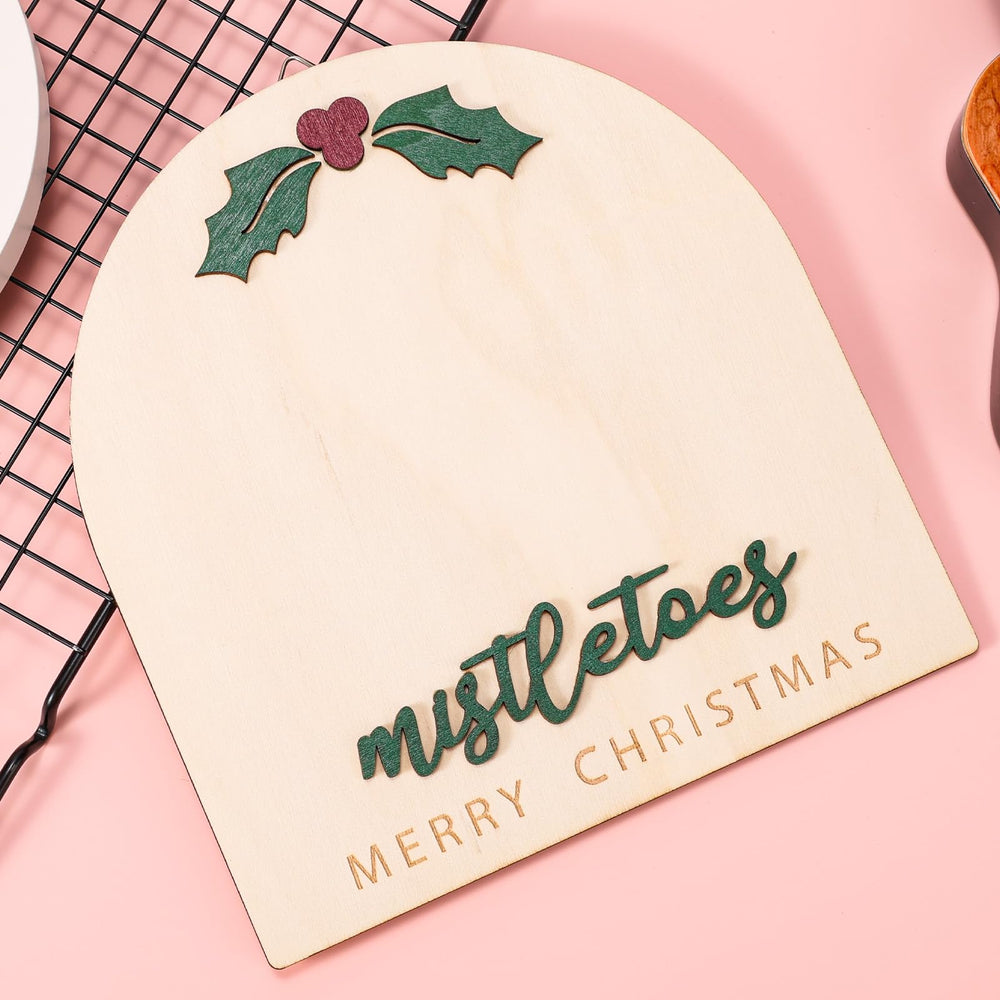 Fukaisu rounded-sides wooden plaque prevents bumps during stamping.