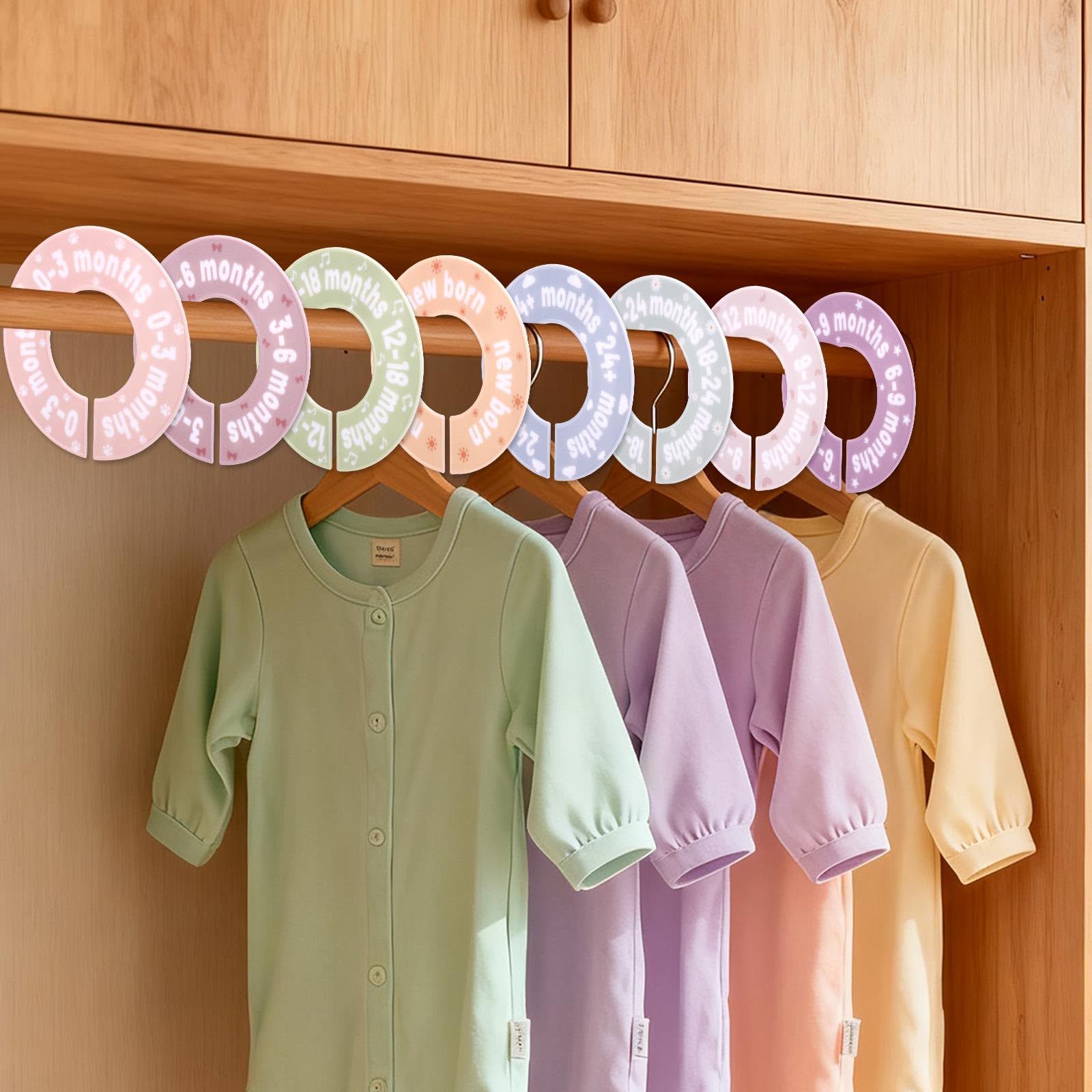 Fukaisu standard-rod compatibility fits most closet rods for easy setup.