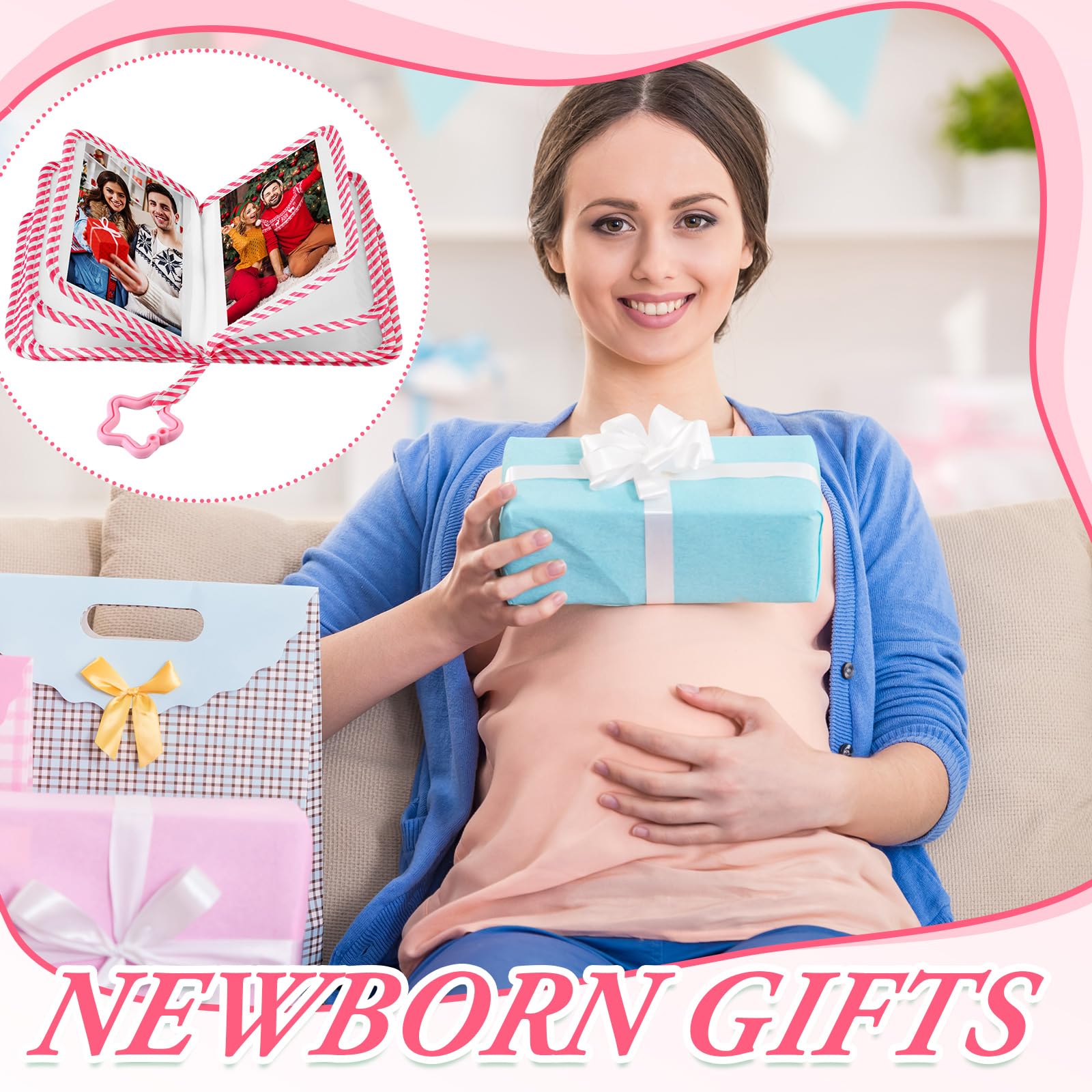Fullhawl album features bright colors and pink bow to engage little ones during storytime