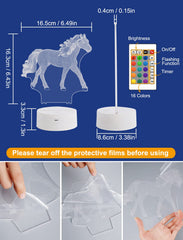 FULLOSUN 16 colors lamp offers mood lighting for kids' bedrooms and study corners.