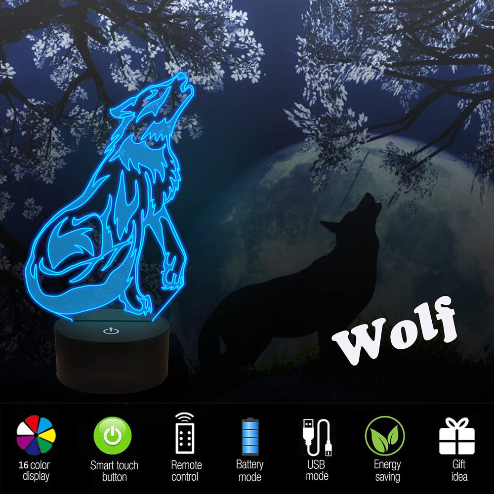 FULLOSUN wolf gift-ready design suitable for birthdays and holidays.
