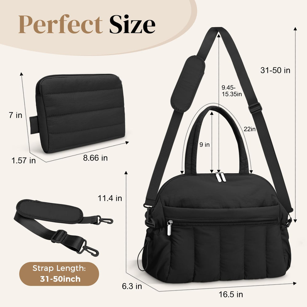 FullWoyi crossbody design offers versatile carrying options for moms on the move.