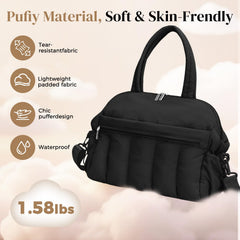 FullWoyi diaper tote lightweight design reduces shoulder strain on outings.