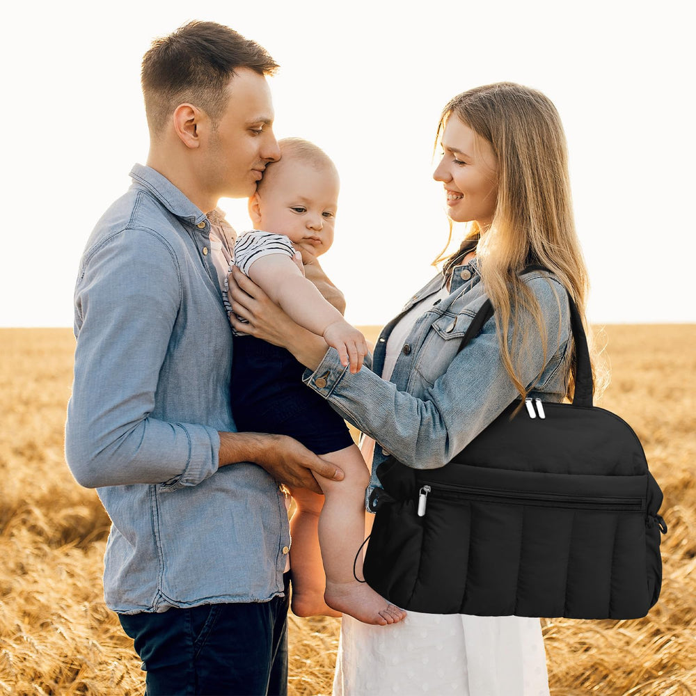 FullWoyi side pocket fits a 27-ounce water bottle for easy hydration.