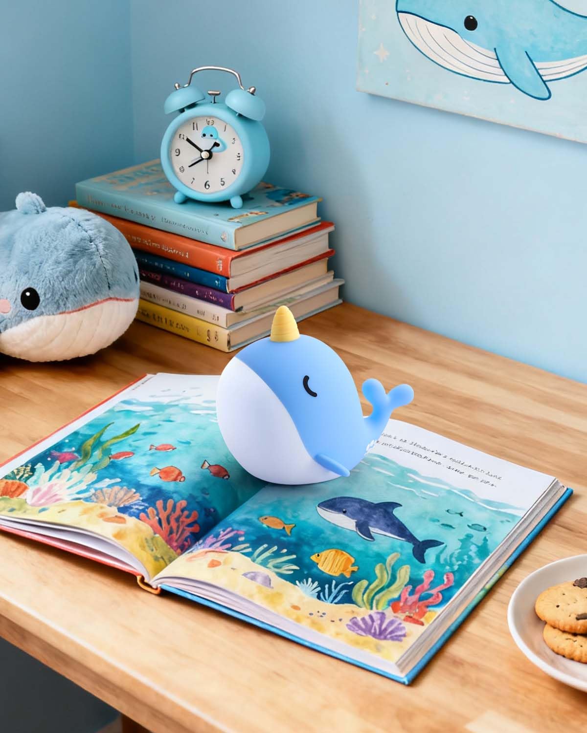 Fuloon Narwhal safe silicone shell resists drops and dust.