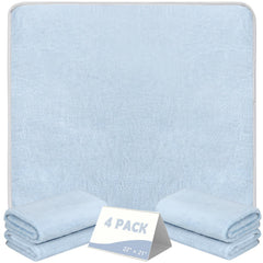FUMMI reusable pads four-pack for versatile bed protection and care.