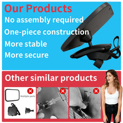 Funbliss 360-degree adjustable mirror to view from any angle