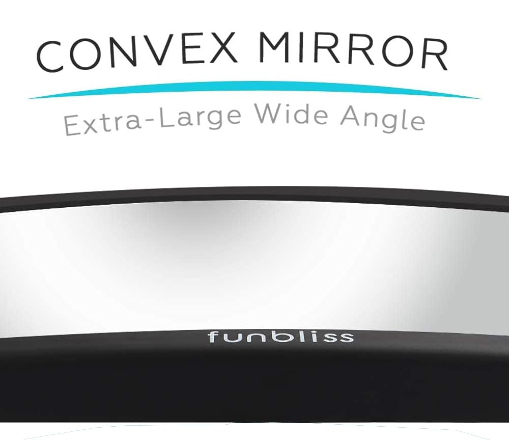 Funbliss adjustable straps secure the mirror on most vehicle seats.