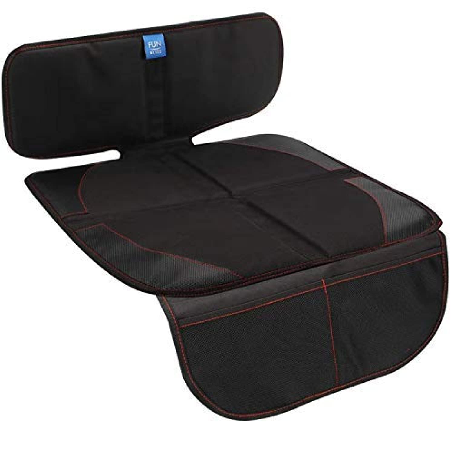 funbliss car-seat-protector-coverage provides full protection for leather and fabric upholstery