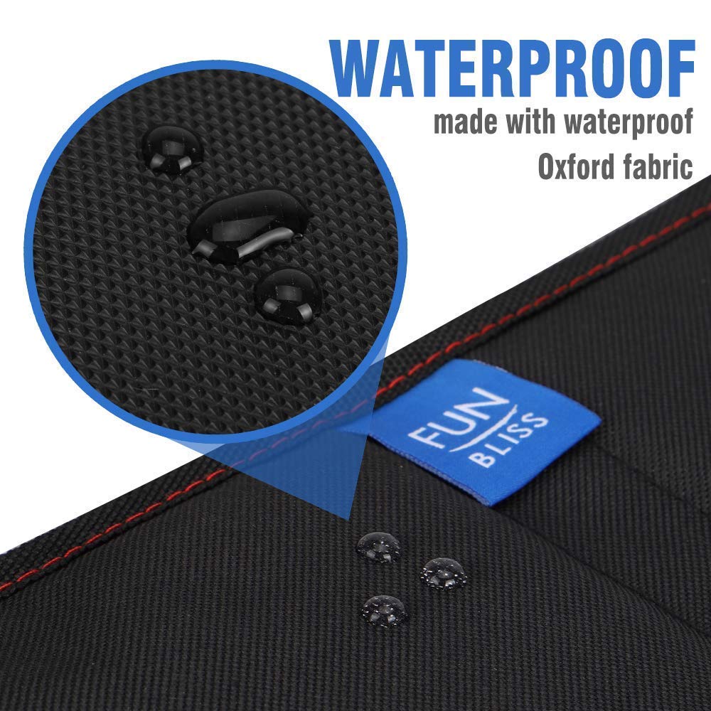 funbliss non-slip-backing keeps protector in place during rides