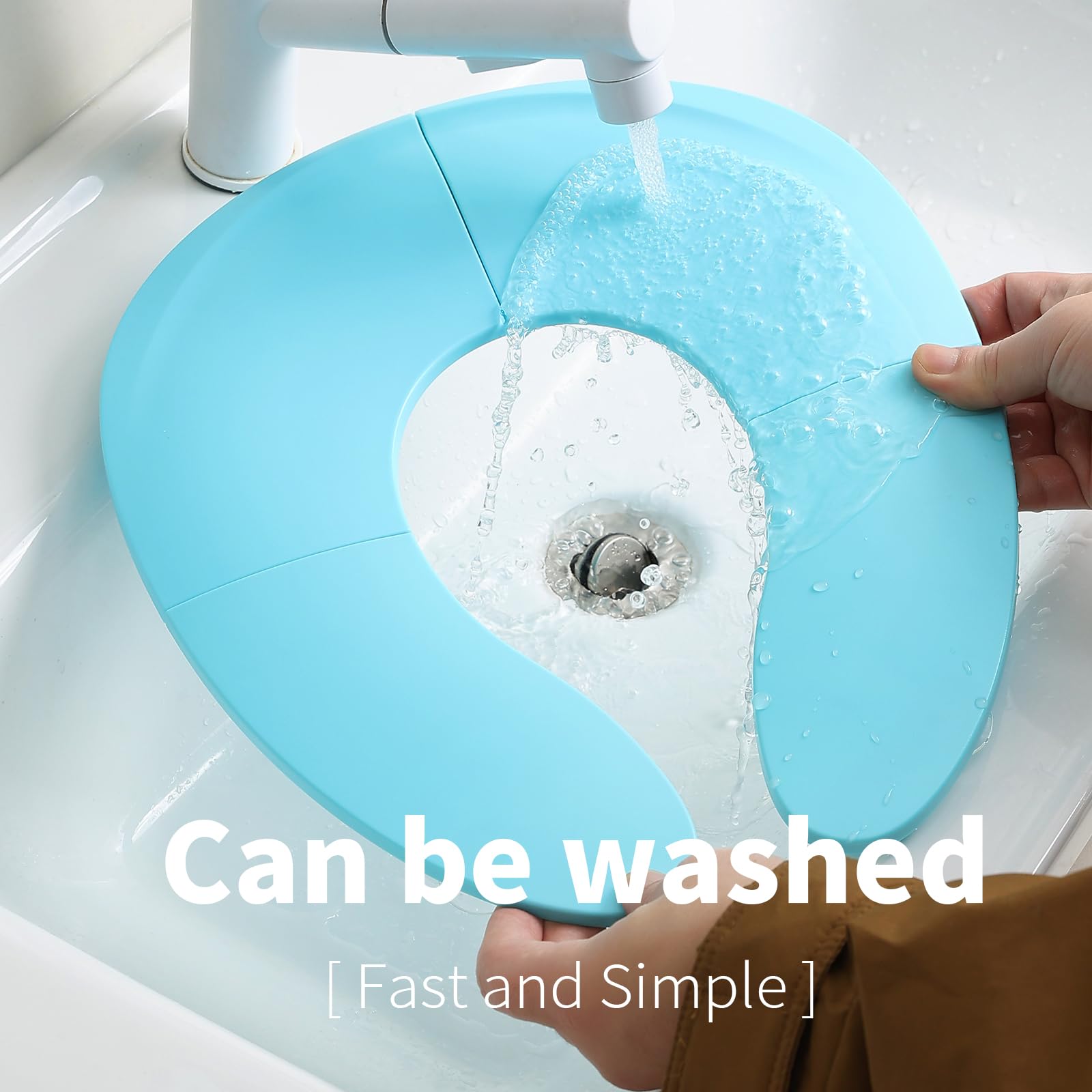 Funbliss potty seat fits standard toilets for versatile travel.