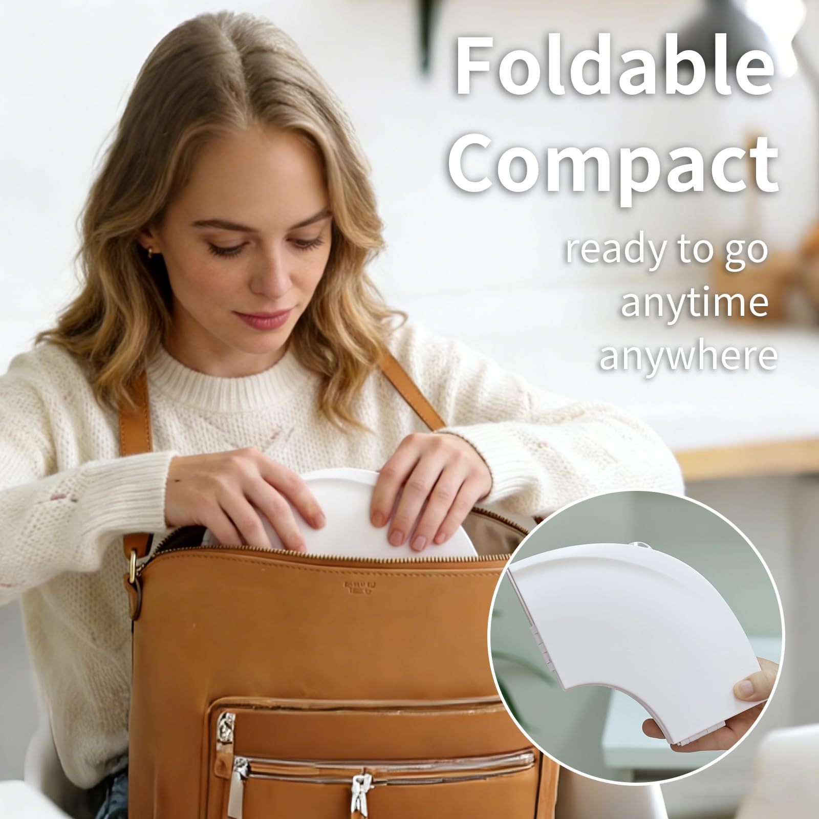 Funbliss potty seat storage bag included for clean, portable hygiene.