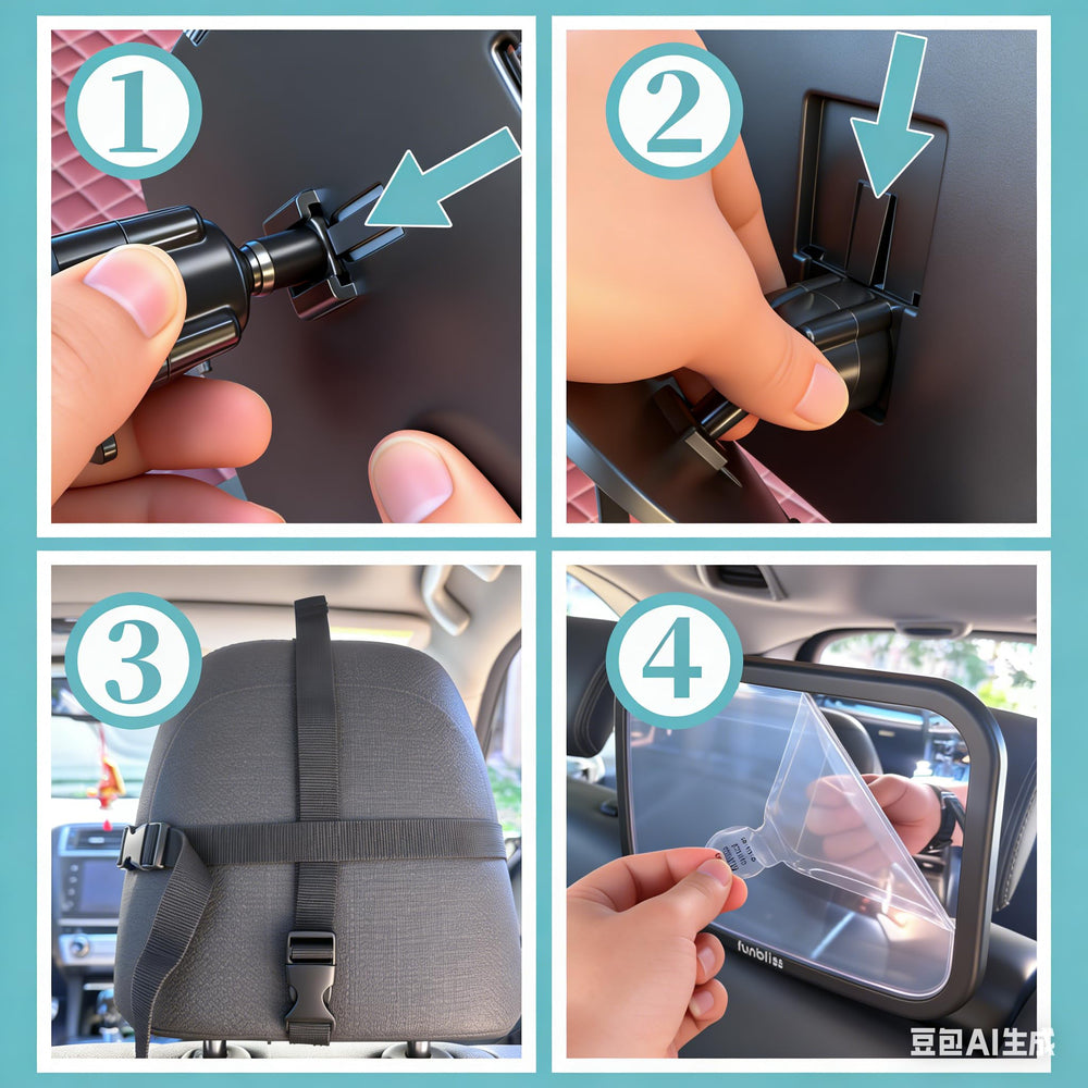 Funbliss universal-fit car mirror works across cars, SUVs, and vans.