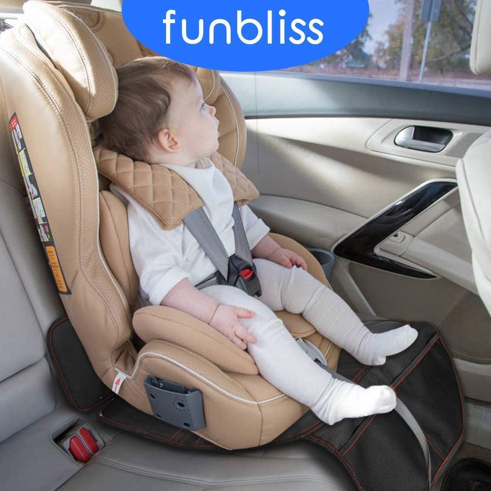 funbliss waterproof-oxford-fabric shields car interior from spills and accidents
