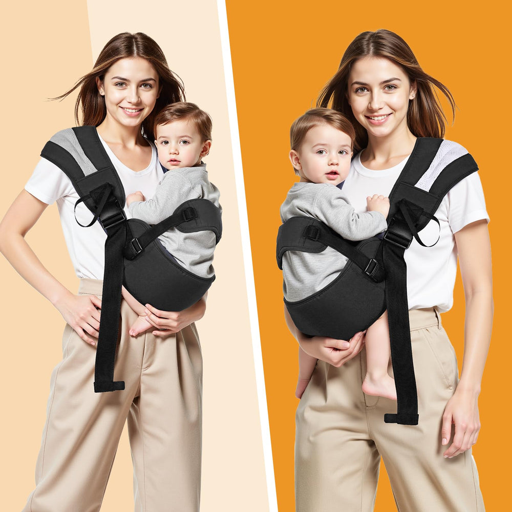 FUNITO carrier in use with a 55 lb child illustrates durability.