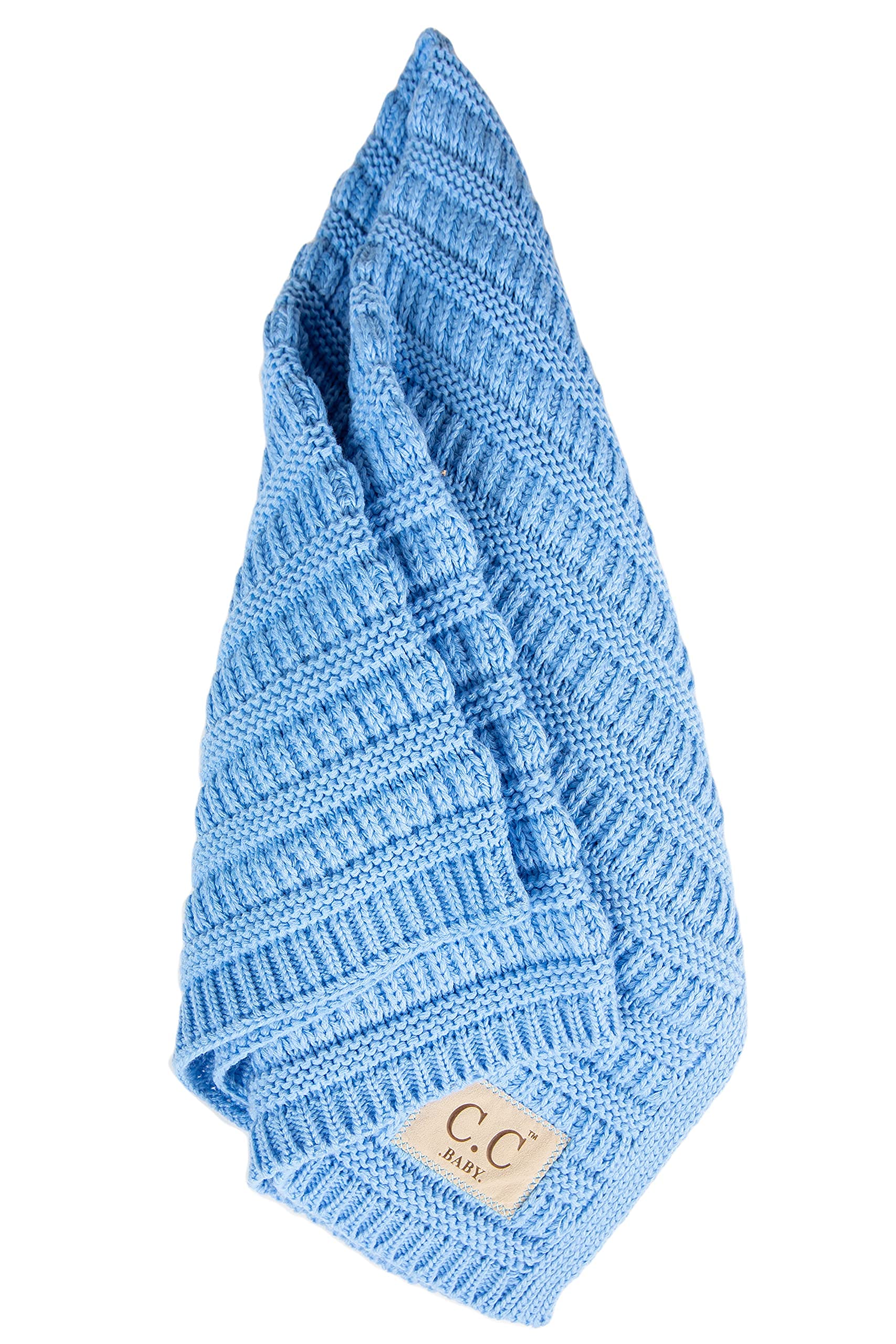 Gender-neutral Funky Junque blanket makes a thoughtful baby gift.