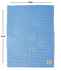 Funky Junque tie-dye blanket with playful pattern and soft warmth.