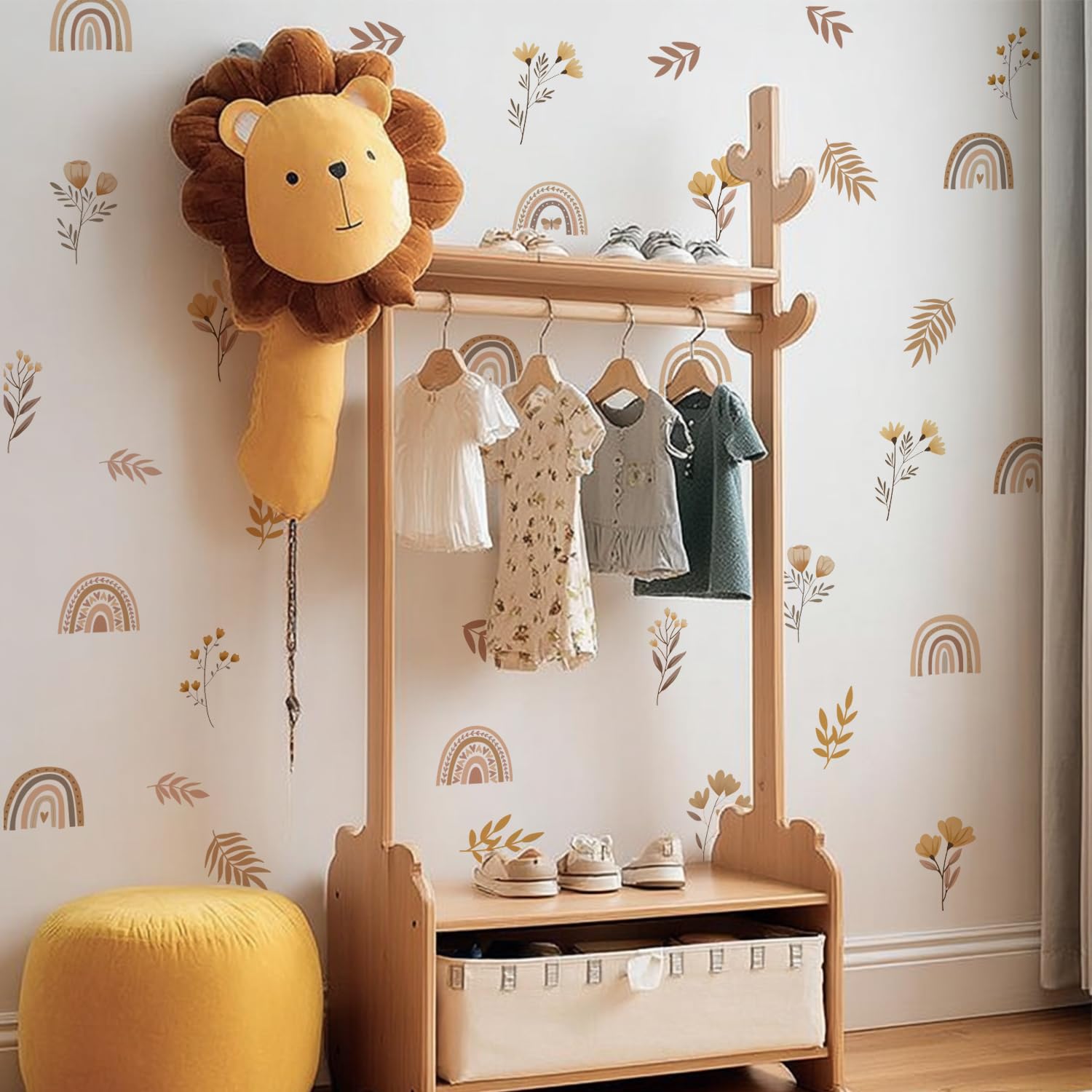 Funlife colorful wall decals transform classrooms or bedrooms with creative flair.
