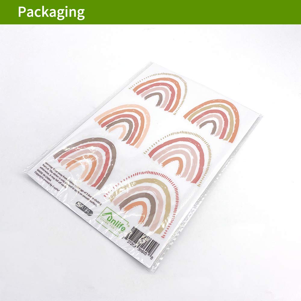 Bright colors, friendly shapes, and a cohesive rainbow theme suit many styles.