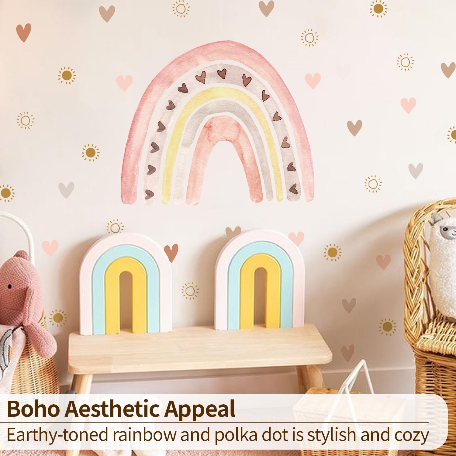 funlife sunrise decal collection 03 creates warm ambiance in kid spaces.