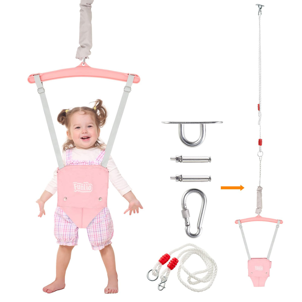 FUNLIO baby jumper ceiling hook for secure indoor setup