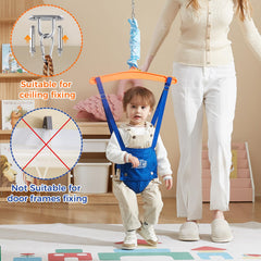 FUNLIO jumper offers indoor and outdoor use, promoting balance and leg movement.