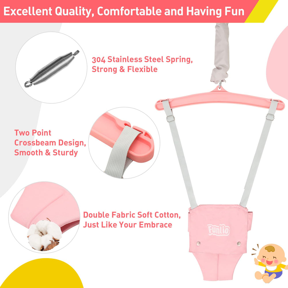 FUNLIO stainless-steel springs provide durable, responsive bounce